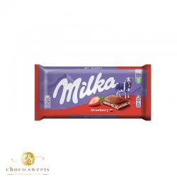 TABLETTE CHOCOLAT MILKA FRAISE 100g